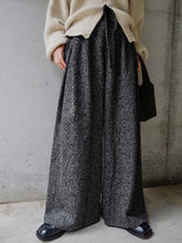 FRIFUL Women's Tie Waist Pockets Loose Wide Leg Casual Pants